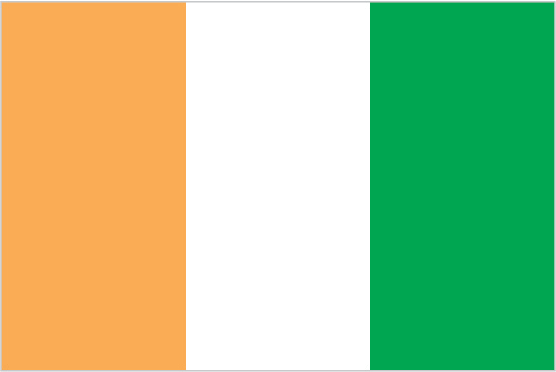 Flag of The Ivory Coast