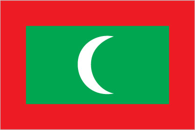 Flag of The Maldives
